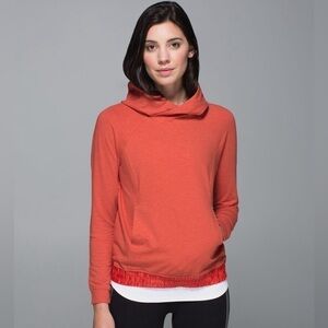 Lululemon All Good Pullover Heathered Alarming size 6